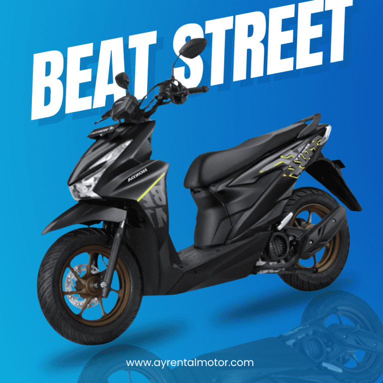 Sewa Motor Jogja Honda Beat Street Jogja | AY Rental Motor Jogja 24 Jam