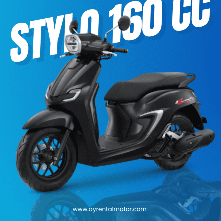 Sewa Motor Jogja Honda Stylo 160 Jogja | AY Rental Motor 24 Jam