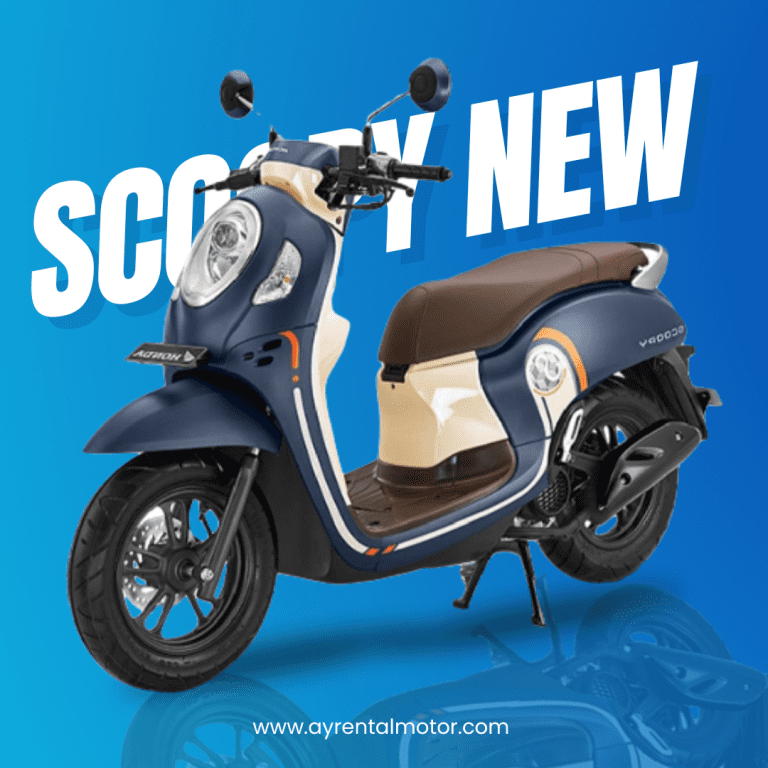Sewa Motor Honda Scoopy Jogja | Rekomendasi Rental Motor Jogja